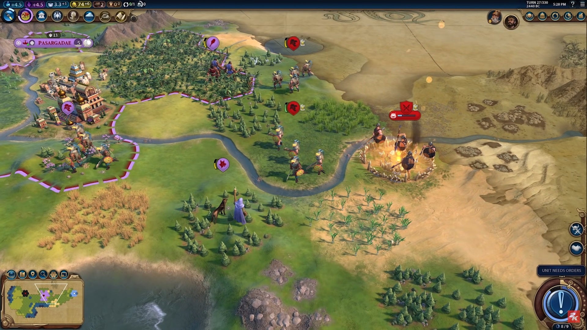 Image for Civilization 6 will soon let you cooperate with your friendly neighbourhood barbarians